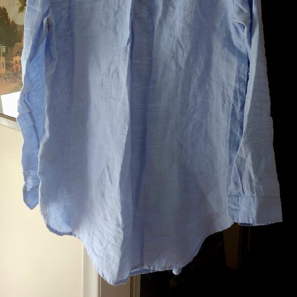 G3  Summer Linen - airy - long in front & back  - Gap Small Shirt - Picture 6 of 7